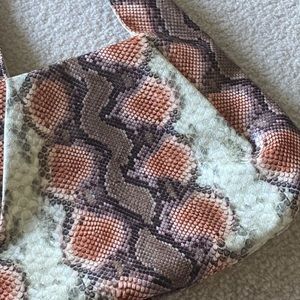 Classic Snake print purse - lVintage-perfect FESTIVAL- Southwestern